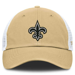 New Orleans Saints Trucker Adjustable Hat - Gold/White for sale