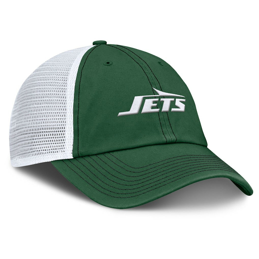 New York Jets Trucker Adjustable Hat - Green/White online
