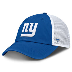 New York Giants Vintage Trucker Adjustable Hat - Royal/White discount