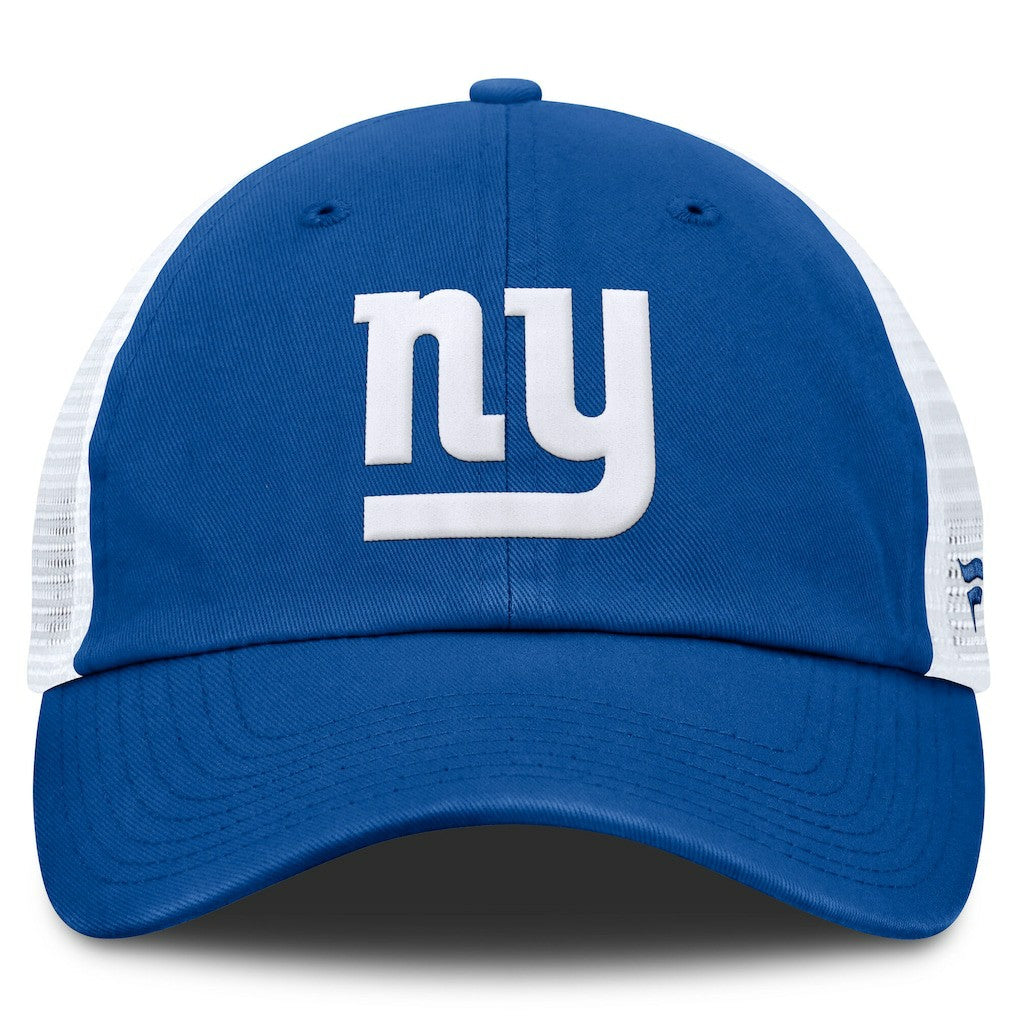 New York Giants Vintage Trucker Adjustable Hat - Royal/White discount
