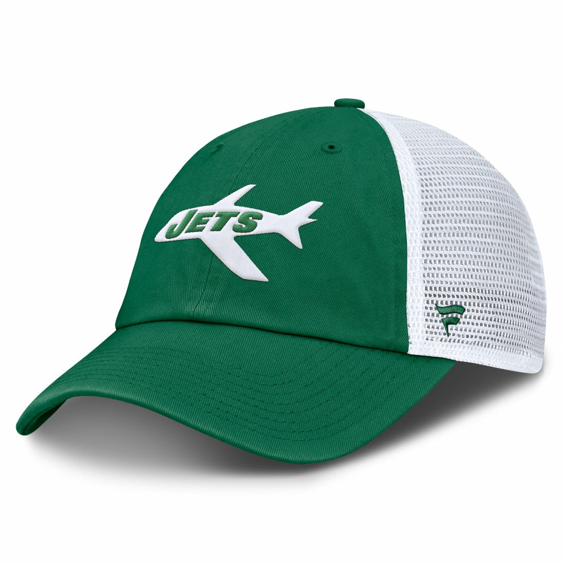 New York Jets Vintage Trucker Adjustable Hat - Kelly Green/White online