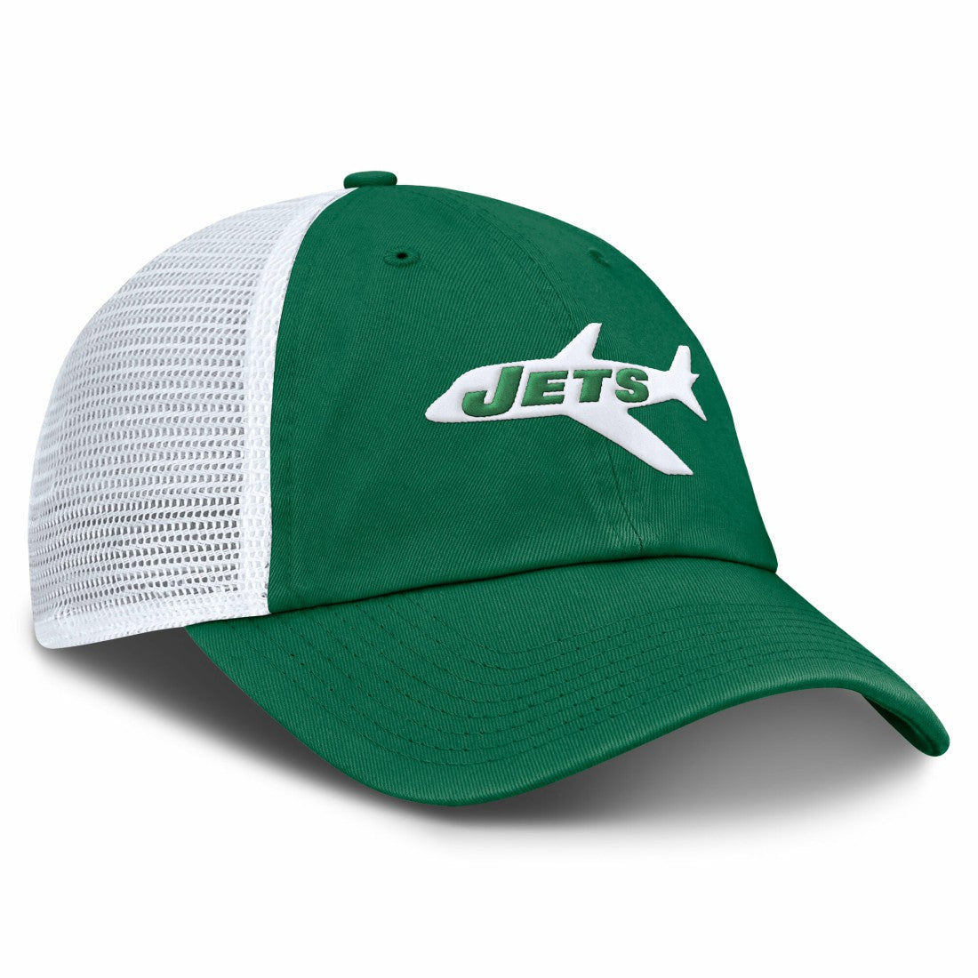 New York Jets Vintage Trucker Adjustable Hat - Kelly Green/White online