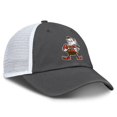 Cleveland Browns Basic Vintage Trucker Adjustable Hat - Gray/White on sale