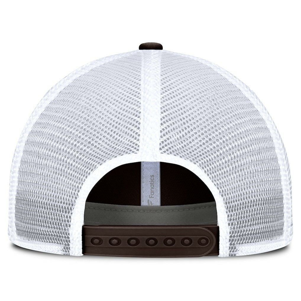 Cleveland Browns Vintage Trucker Adjustable Hat - Brown/White on sale