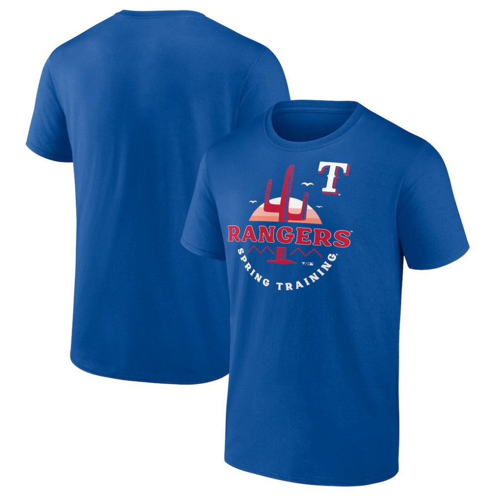 Texas Rangers MLB Spring Training Sunrise T-Shirt - Royal