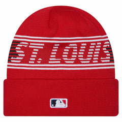 St. Louis Cardinals Authentic Collection Cuffed Knit Hat - Red | New Era