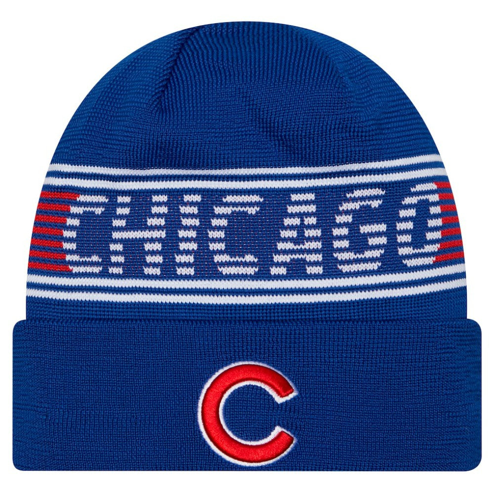 Chicago Cubs Authentic Collection Cuffed Knit Hat - Royal | New Era