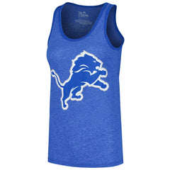 Aidan Hutchinson Detroit Lions Majestic Threads Women's Name & Number Tri-Blend Tank Top - Heather Blue cheap
