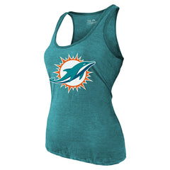 Tyreek Hill Miami Dolphins Majestic Threads Women's Name & Number Tri-Blend Tank Top - Aqua outlet