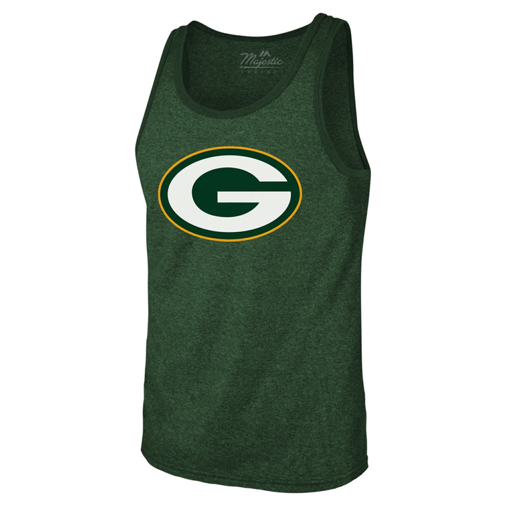 Jordan Love Green Bay Packers Majestic Threads Tri-Blend Player Name & Number Tank Top - Green cheap