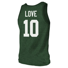 Jordan Love Green Bay Packers Majestic Threads Tri-Blend Player Name & Number Tank Top - Green cheap