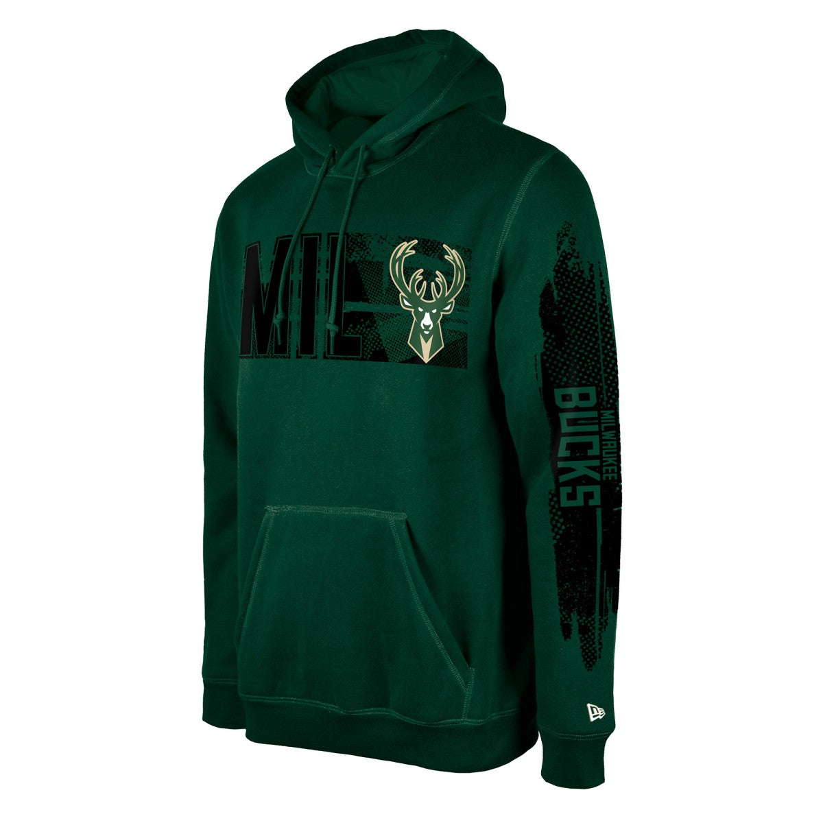 Milwaukee Bucks Tip-Off Collection Pullover Hoodie - Hunter Green | New Era shop