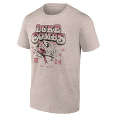 Luke Combs x Arizona Cardinals Growin' Up and Gettin' Old Tour T-Shirt - Tan for sale