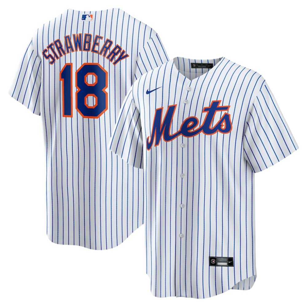 Darryl Strawberry New York Mets Home Replica Retired Player Jersey - White | Nike