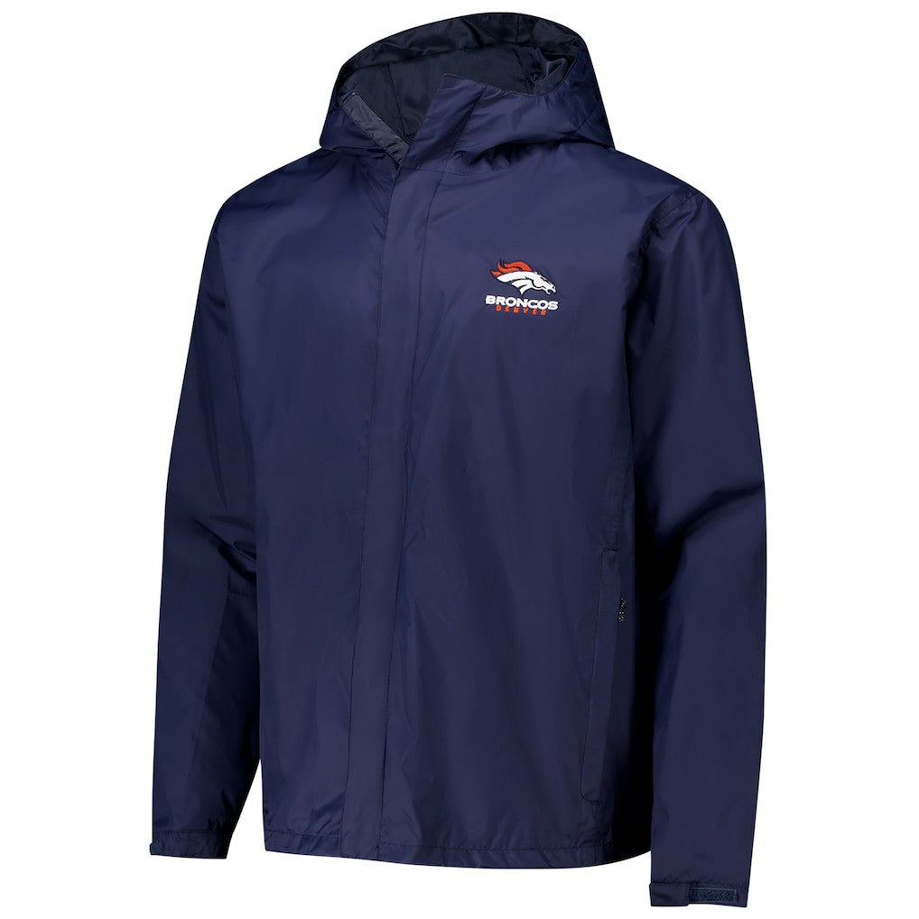 Denver Broncos Dunbrooke Tropic Waterproof Packable Full-Zip Hoodie Jacket  - Navy sale