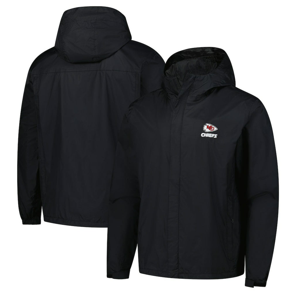 Kansas City Chiefs Dunbrooke Tropic Waterproof Packable Full-Zip Hoodie Jacket  - Black on sale