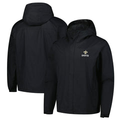 New Orleans Saints Dunbrooke Tropic Waterproof Packable Full-Zip Hoodie Jacket  - Black discount