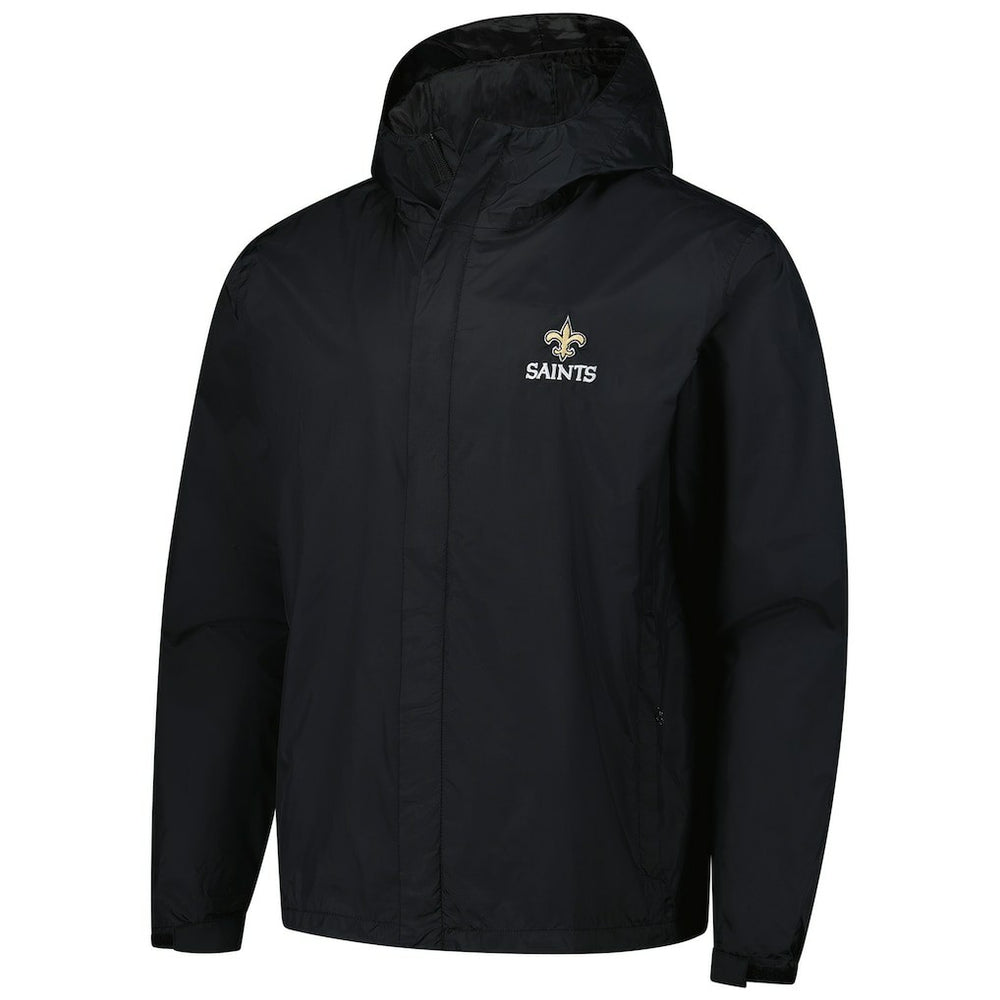 New Orleans Saints Dunbrooke Tropic Waterproof Packable Full-Zip Hoodie Jacket  - Black discount