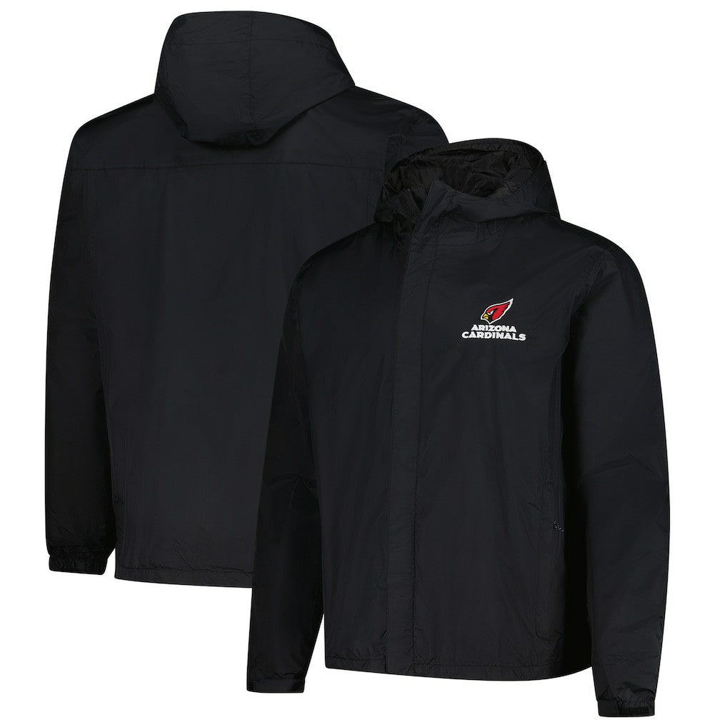 Arizona Cardinals Dunbrooke Tropic Waterproof Packable Full-Zip Hoodie Jacket  - Black cheap