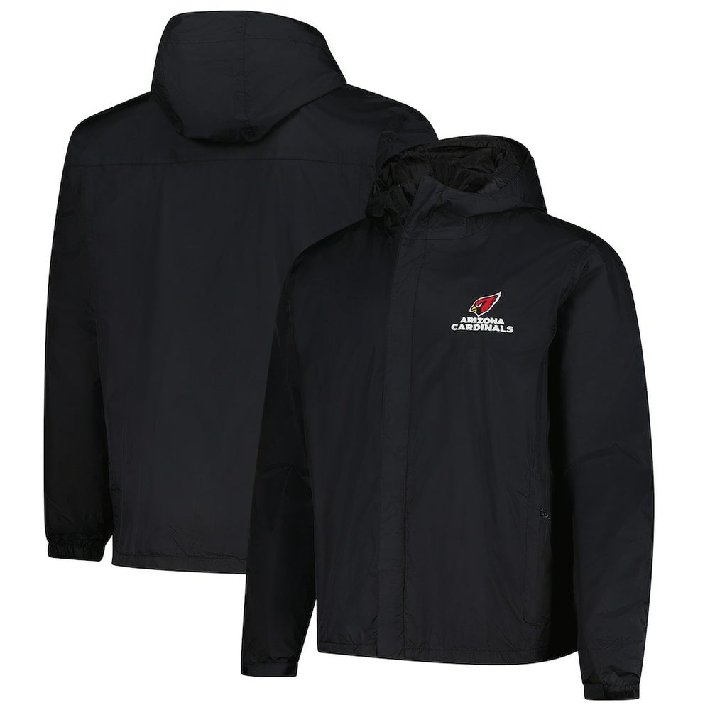Arizona Cardinals Dunbrooke Tropic Waterproof Packable Full-Zip Hoodie Jacket  - Black cheap