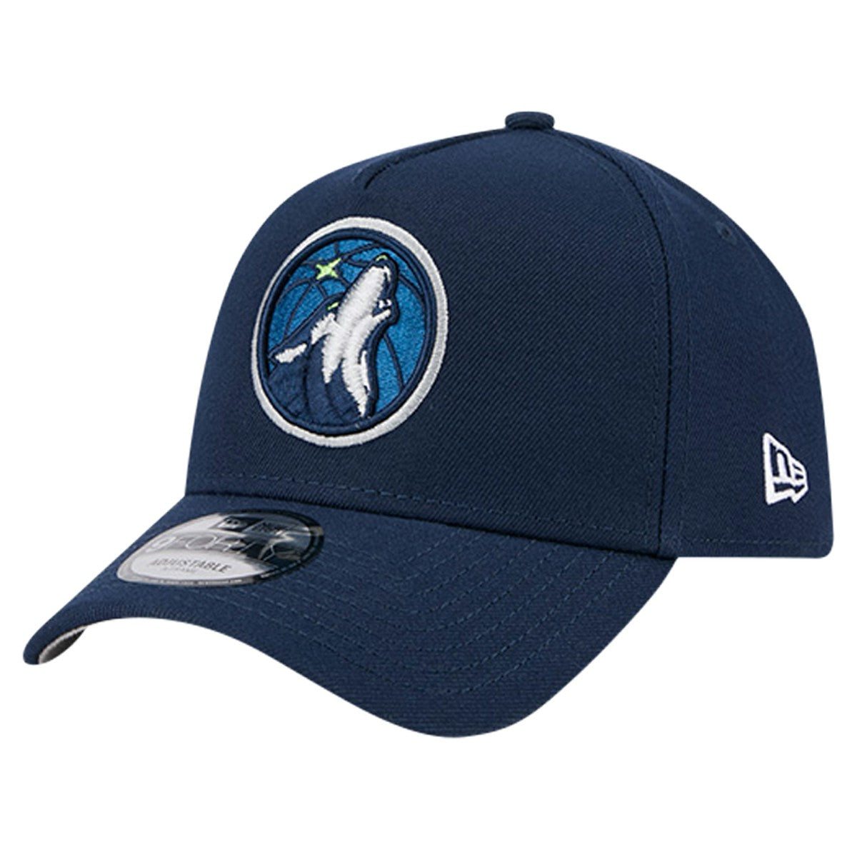 Minnesota Timberwolves A-Frame 9FORTY Adjustable Hat - Navy | New Era online