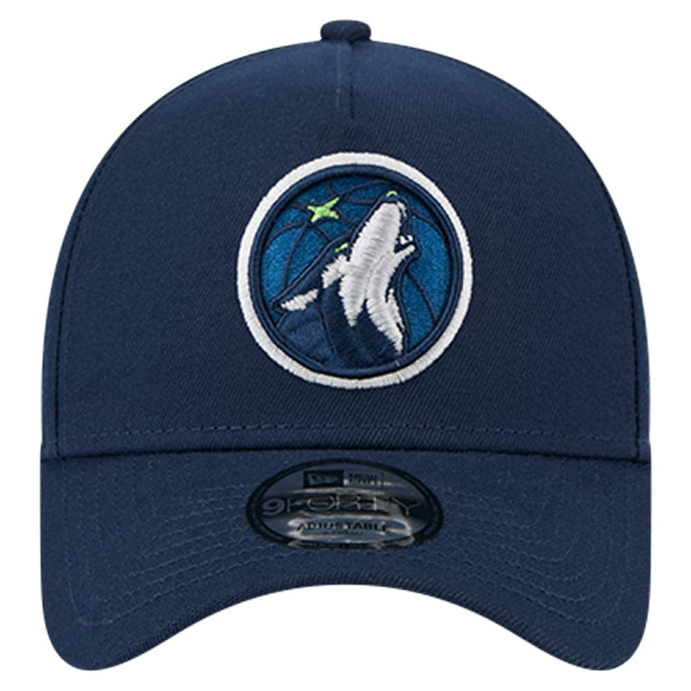 Minnesota Timberwolves A-Frame 9FORTY Adjustable Hat - Navy | New Era online