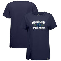 Minnesota Timberwolves Levelwear Women's Influx T-Shirt - Navy outlet