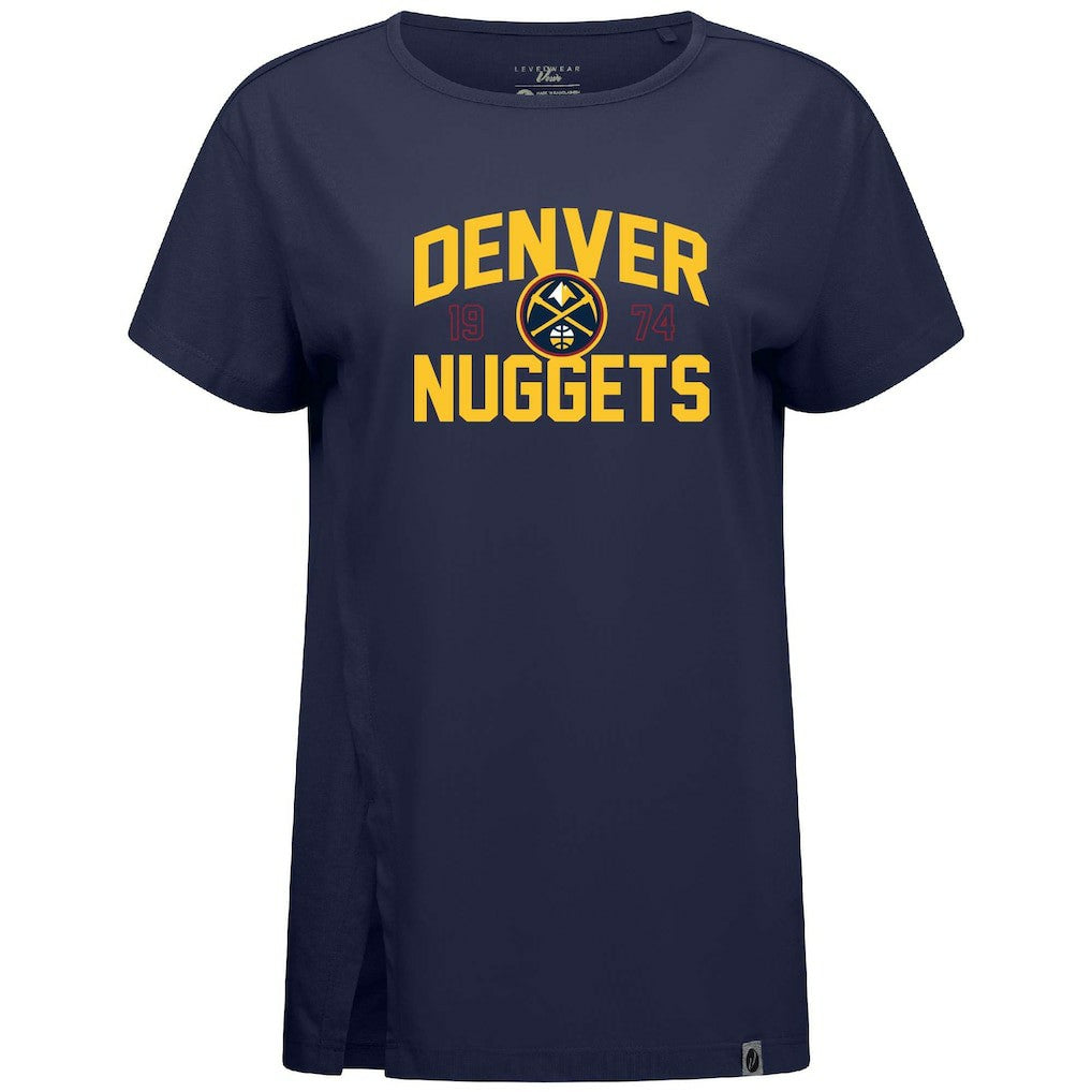 Denver Nuggets Levelwear Women's Influx T-Shirt sale - Navy outlet