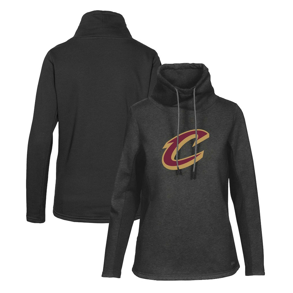 Cleveland Cavaliers Levelwear Women's Loop Core Funnel Neck Pullover Sweatshirt sale - Black discount