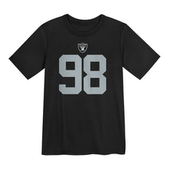Maxx Crosby Las Vegas Raiders Preschool Player Name & Number T-Shirt - Black | Nike for sale