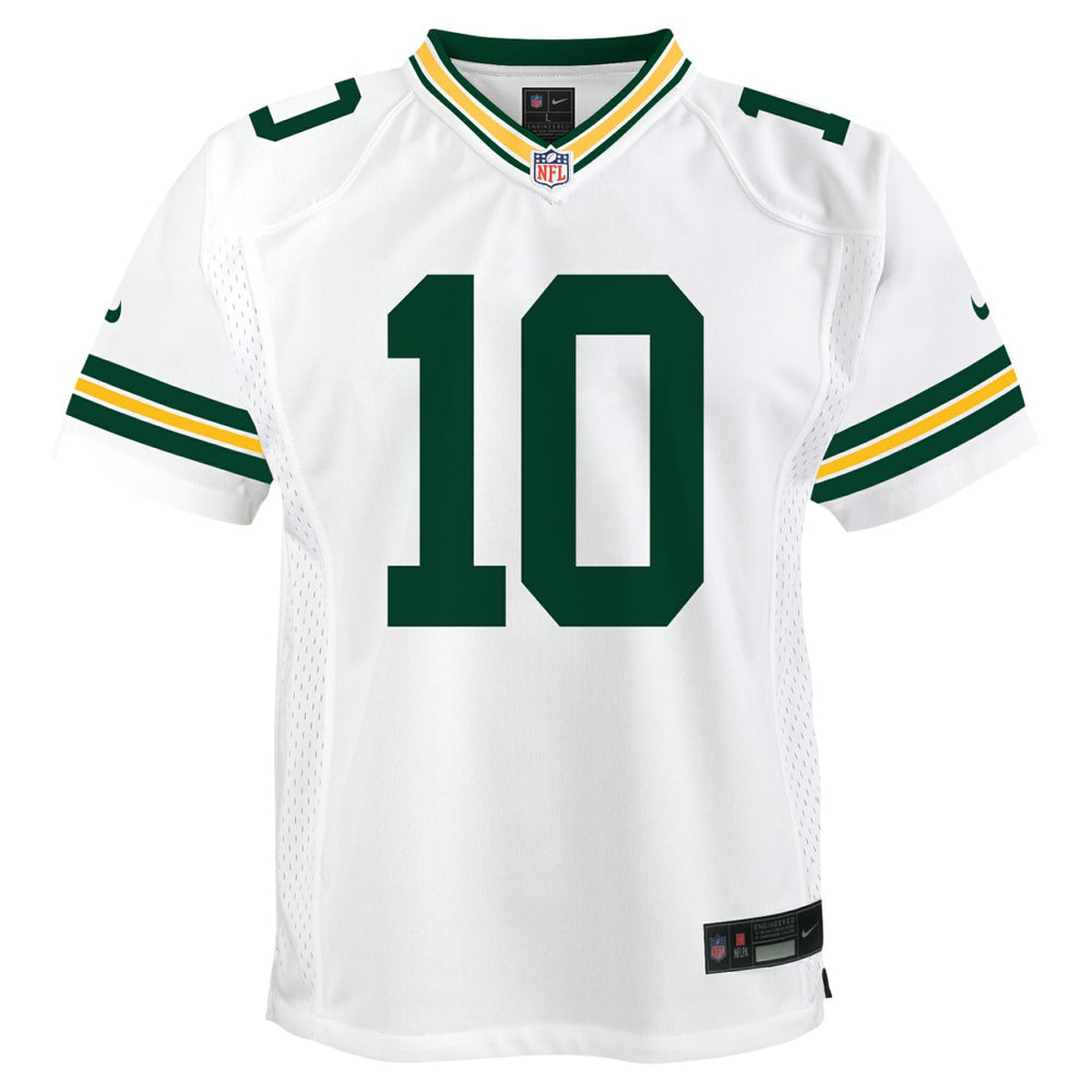 Jordan Love Green Bay Packers Youth Game Jersey - White | Nike for sale