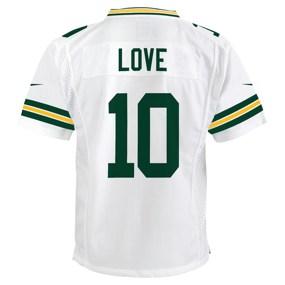 Jordan Love Green Bay Packers Youth Game Jersey - White | Nike for sale