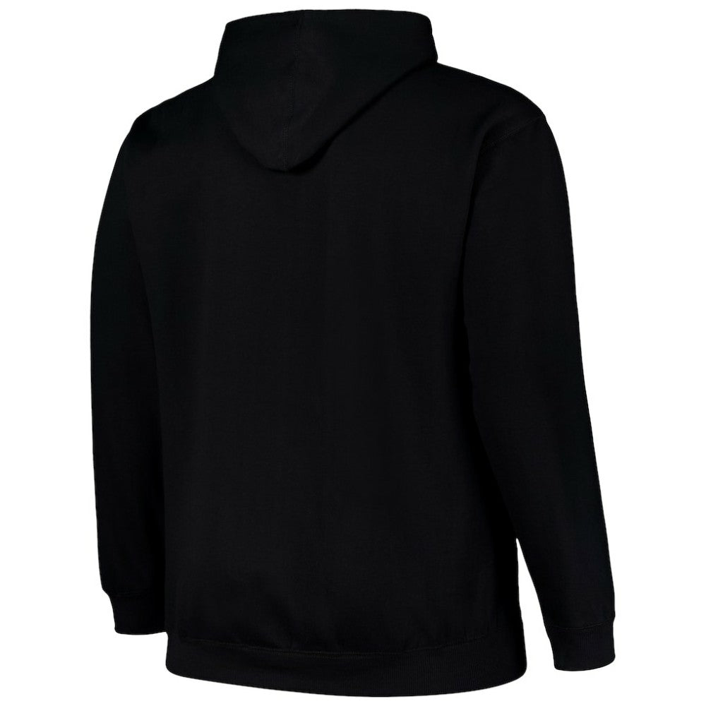 Minnesota Twins   Stack Fleece Pullover Hoodie - Black