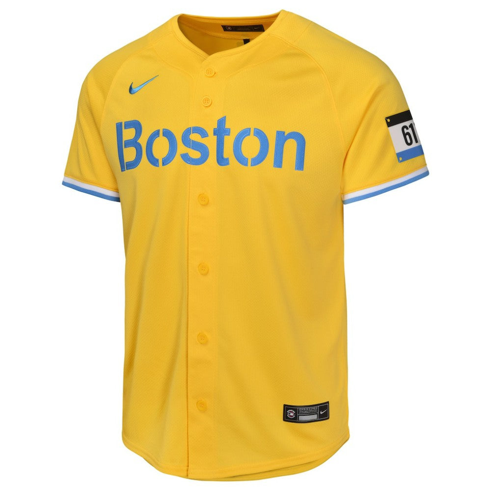 Trevor Story Boston Red Sox Youth City Connect Limited Player Jersey - Gold | Nike