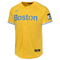Trevor Story Boston Red Sox Youth City Connect Limited Player Jersey - Gold | Nike