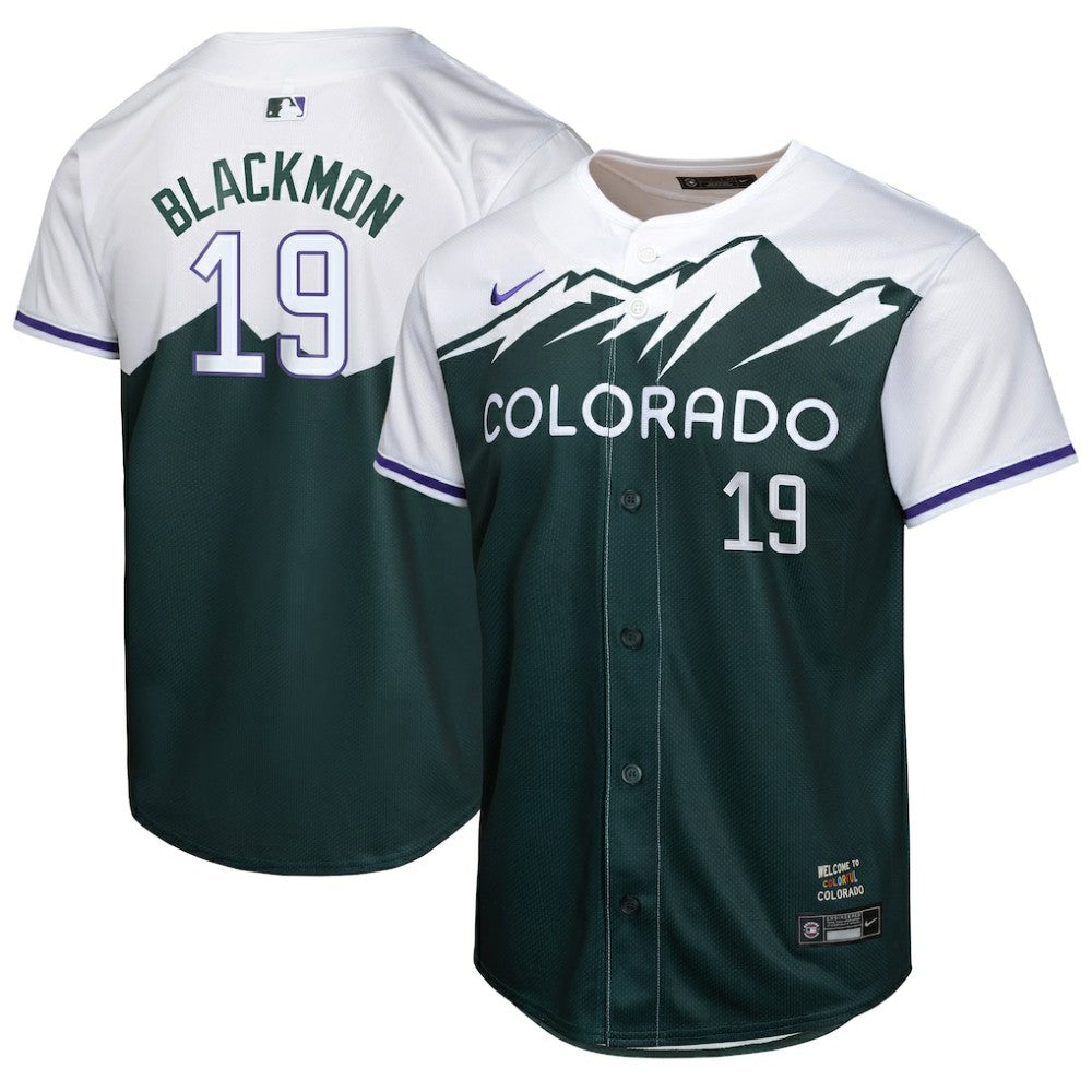 Charlie Blackmon Colorado Rockies Youth City Connect Limited Player Jersey - Green | Nike