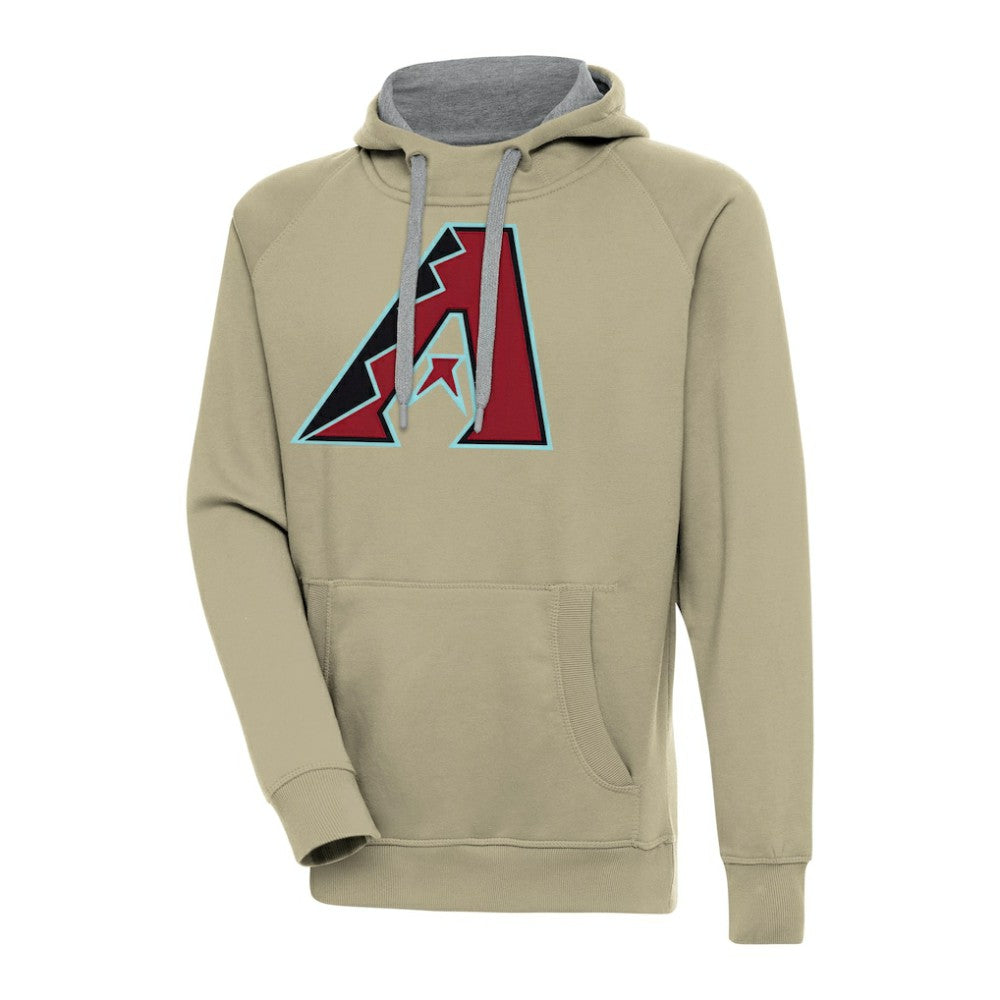 Arizona Diamondbacks Antigua Victory Pullover Hoodie - Khaki