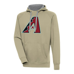 Arizona Diamondbacks Antigua Victory Pullover Hoodie - Khaki