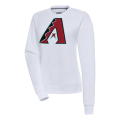 Arizona Diamondbacks Antigua Women's Victory Pullover Sweatshirt - White