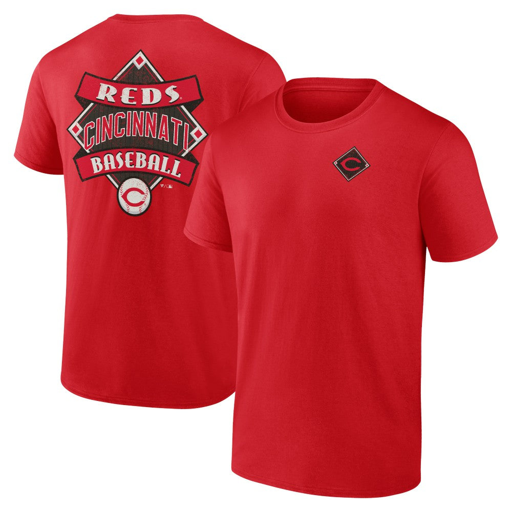 Cincinnati Reds Cooperstown Collection Field Play T-Shirt - Red