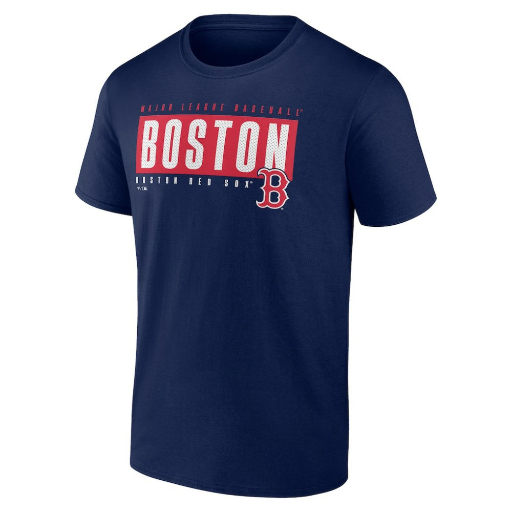 Boston Red Sox Blocked Out T-Shirt - Navy