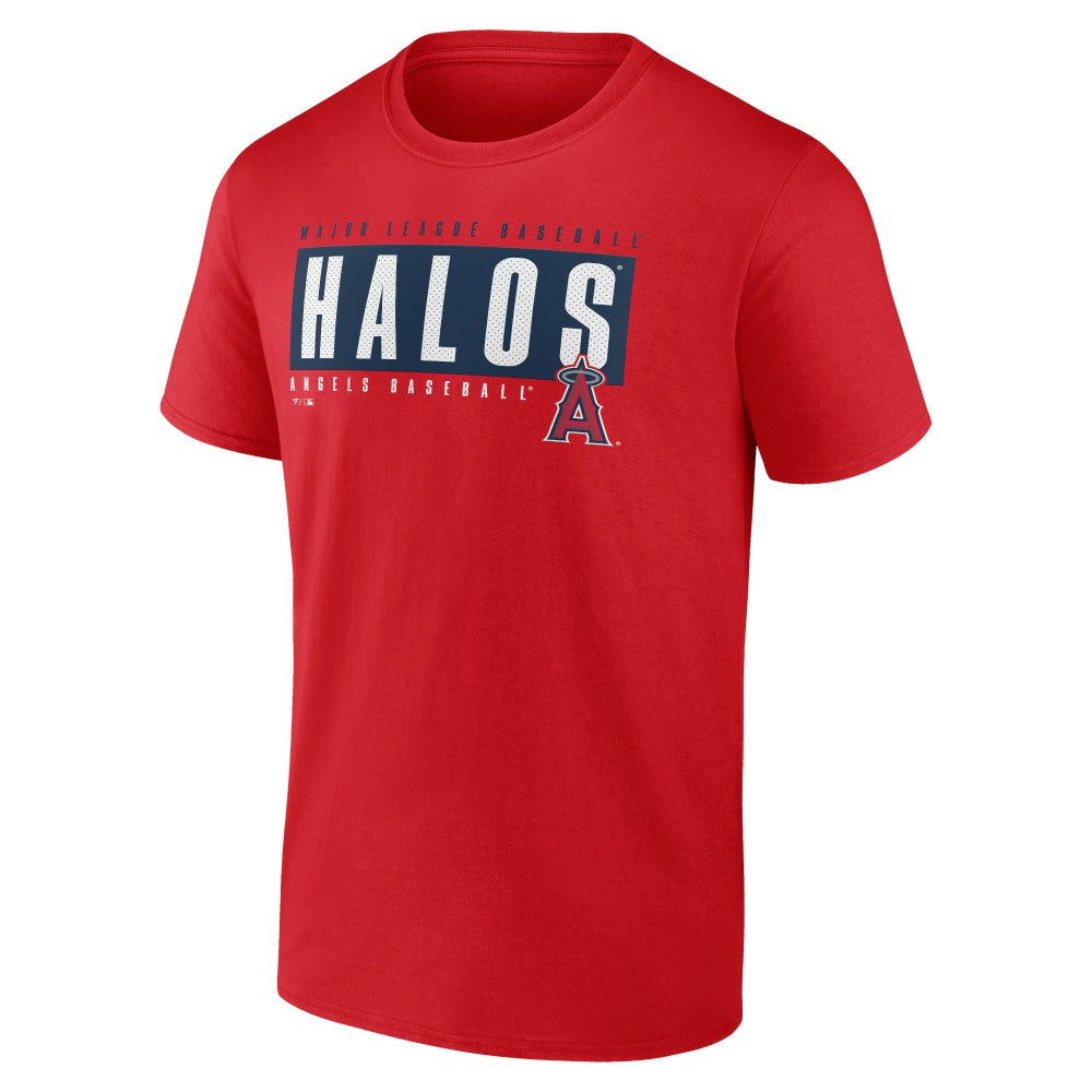 Los Angeles Angels Blocked Out T-Shirt - Red