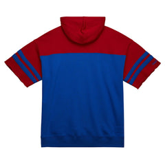 New England Patriots Off Field Vintage Logo Short Sleeve Pullover Hoodie - Royal outlet