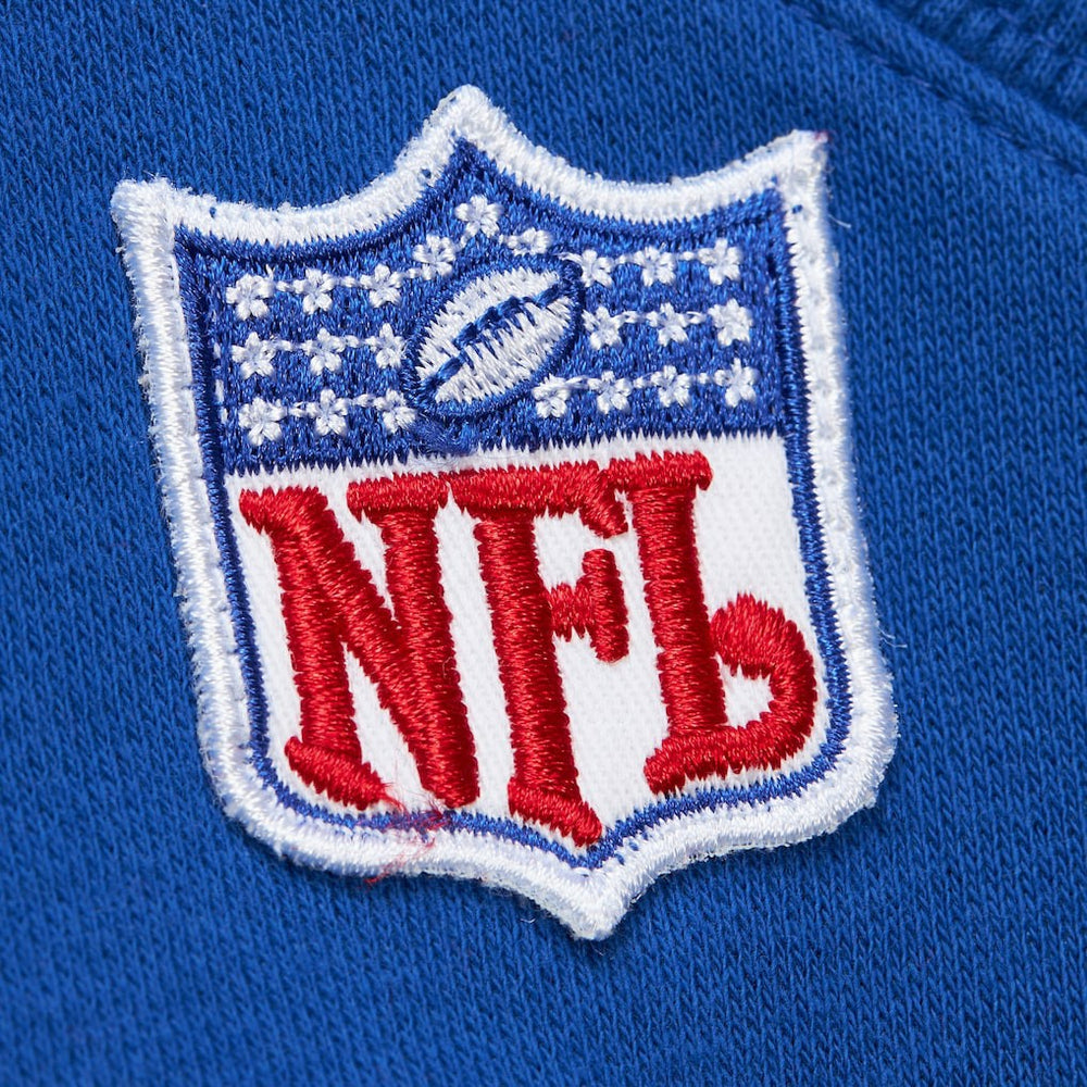 Buffalo Bills Off Field Vintage Logo Short Sleeve Pullover Hoodie - Royal on sale