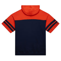 Chicago Bears Off Field Vintage Logo Short Sleeve Pullover Hoodie - Navy sale