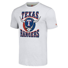 Texas Rangers Homage Grateful Dead Tri-Blend T-Shirt - Ash