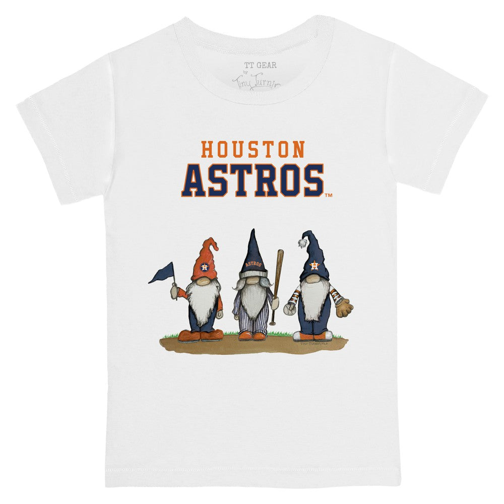 Houston Astros Tiny Turnip Youth Gnomes T-Shirt - White