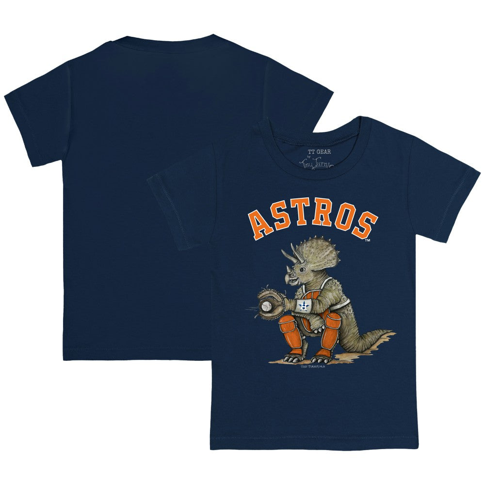 Houston Astros Tiny Turnip Youth Triceratops T-Shirt - Navy