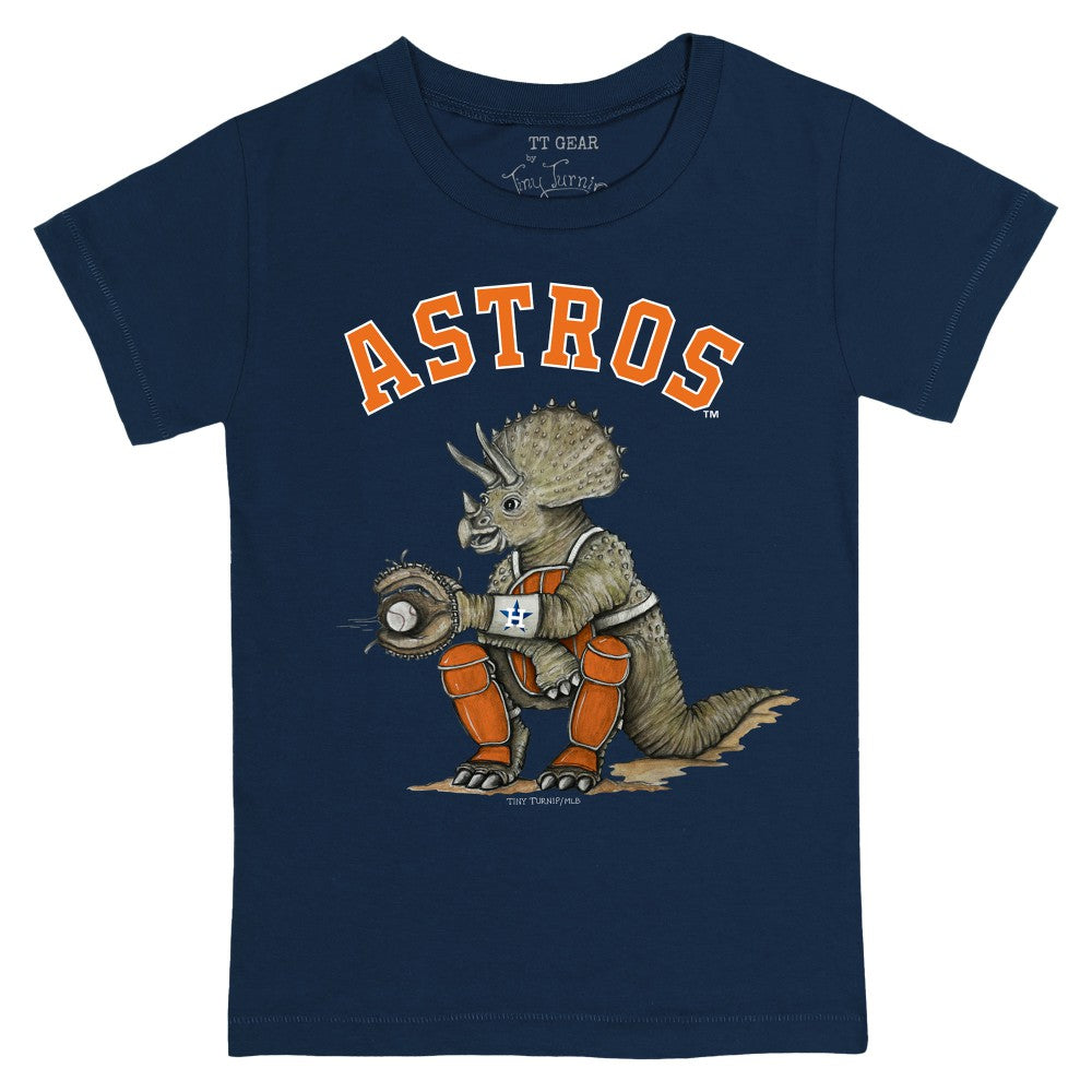 Houston Astros Tiny Turnip Youth Triceratops T-Shirt - Navy