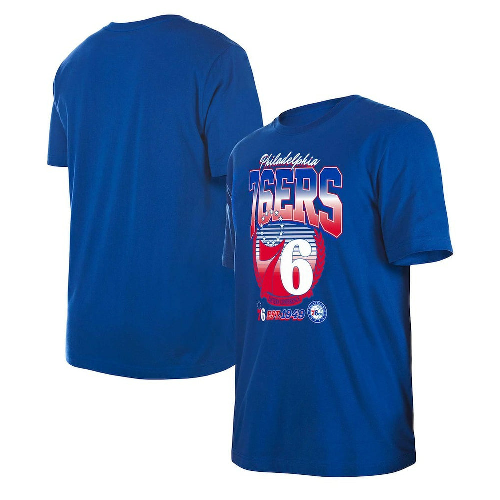 Philadelphia 76ers Unisex Summer Classics T-Shirt - Royal | New Era cheap
